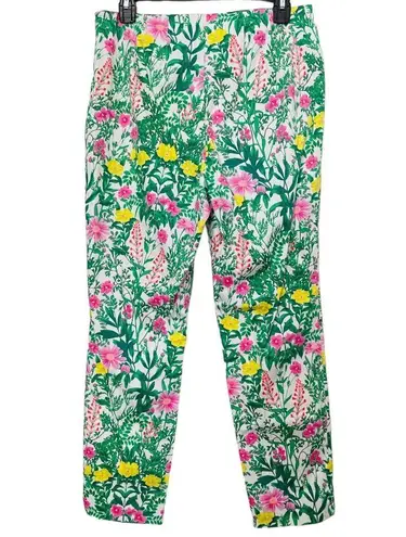 Rsvp by Talbots Floral Side Zip Ankle Pants