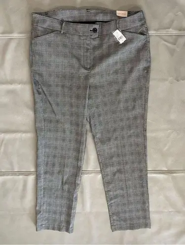 Lane Bryant NEW  Gray Signature Fit Straight 4-Season Career Wear Pant