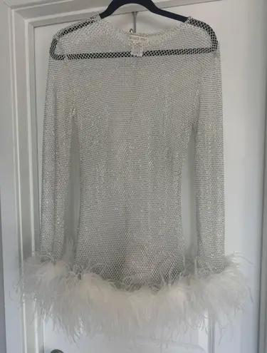 Untamed Petals Disco Sheer Dress Size XS