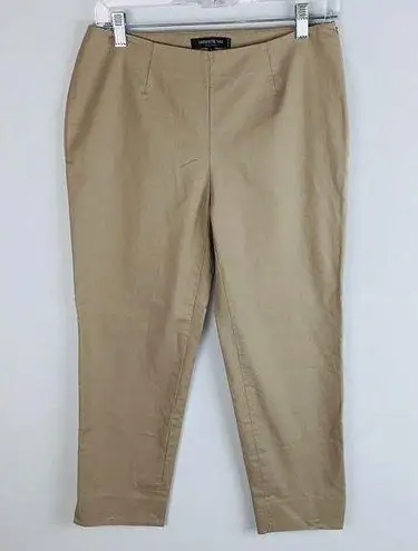 Lafayette 148  Tan Cropped Bleecker Pants 6