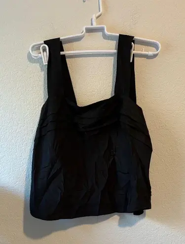 Vintage lingerie black slip cami top Size M