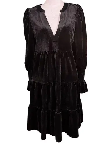 Tuckernuck Pomander Place Black Velvet Kenzo Dress Size Medium