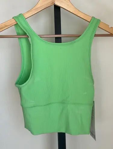 Lululemon  Power Pivot Tank Rib Green New Tags
