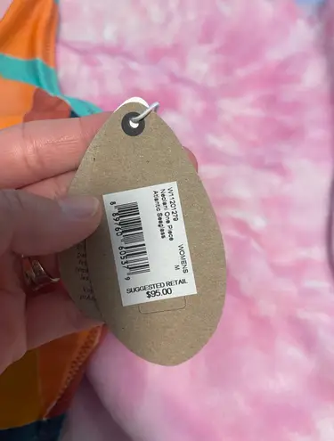 prAna Womens neolani one piece swimsuit Atlantic seaglass M