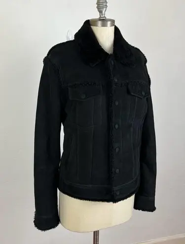 Saint Laurent Authentic Boyfriend Denim Merino Sherling Jacket NWT EUR 50