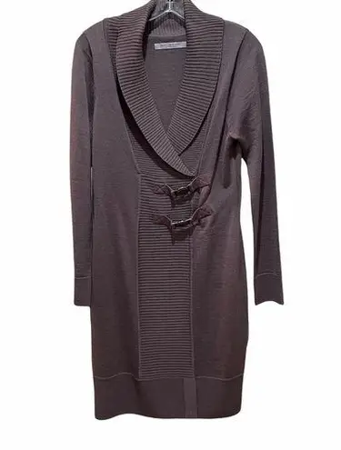 Andrew Marc Marc New York Wool Sweater Dress Size Medium Taupe