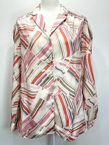 Levi Strauss & CO. Vintage 70s 80s Patchwork Print Blouse Union Made in the USA