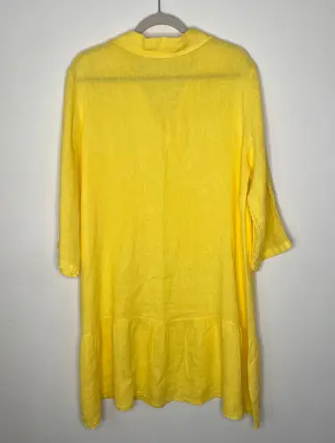 Bella Umbra 100% Linen Lagenlook MIDI Shift Dress