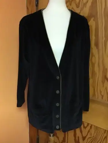 Liz Sport Vintage 90s black cardigan