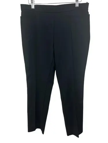Akris Punto Women’s Black Slim Pants Size 10 Ankle Stretch Classic Office Work