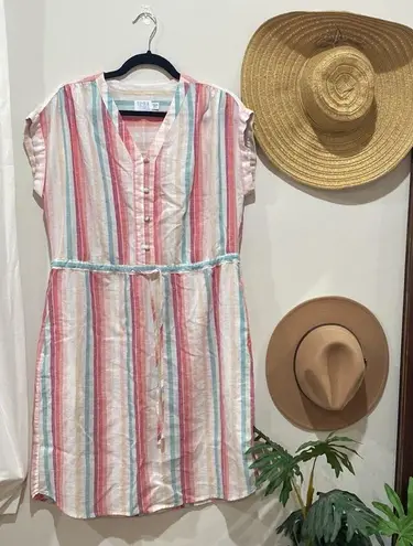 Time And Tru  Multi Stripe Dress