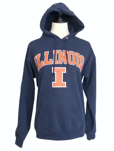 The Victory University of Illinois Fighting Illini Arch Logo Hoodie Navy •Size Small (Unisex)