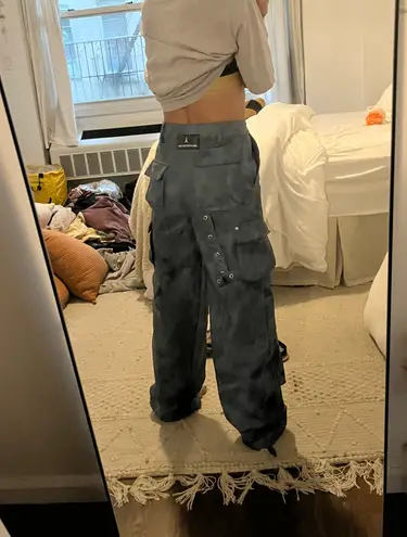 Maniere De Voir blue cargo pants