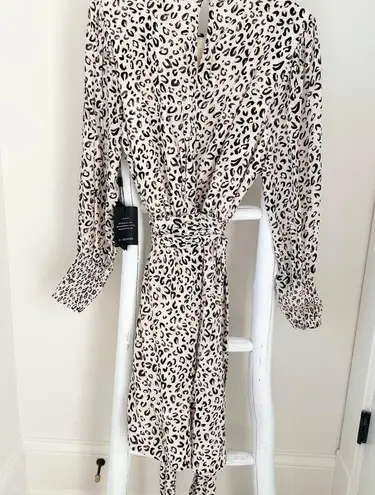 11 Honoré 11 Honore Collection Valentina Animal Print Skater Dress SZ 14