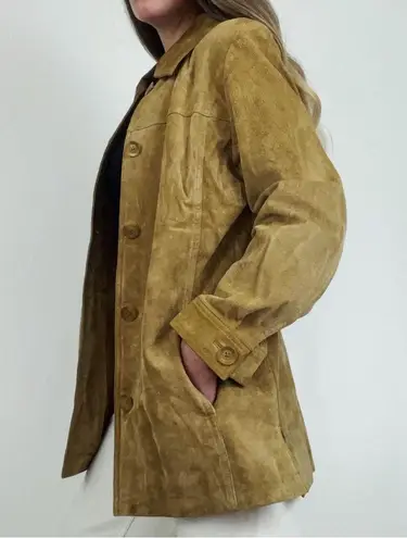 Vintage Genuine Suede Button