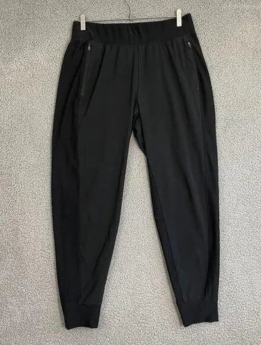 Eddie Bauer  Pants Women M Black Pull On Stretch Outdoor Joggers