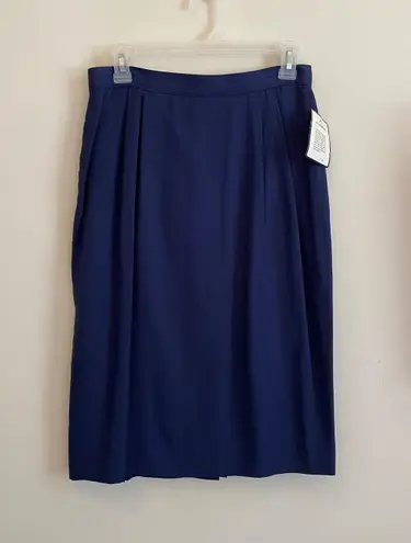 JH Collectibles dead stock rayon linen pencil skirt blue Women’s size 0 small