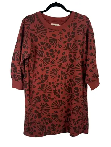 Pact Sweatshirt Dress Organic Cotton Pockets Oversized Long Sleeve Womens Small