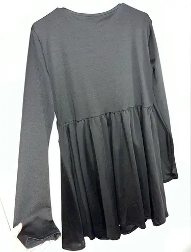 Unbranded Boutique Plaid Vested Wooden Buttoned Fit and Flare Black A Line Dress Size XL