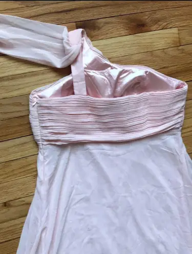 Ever Pretty Vintage One Shoulder strap draped accordion Chiffon Formal Evening Cocktail BallGown Dress Asymmetric coquette Gown