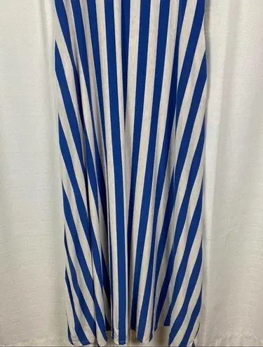 Matilda Jane Blue Stripe Road Ahead Maxi Dress Sz.S