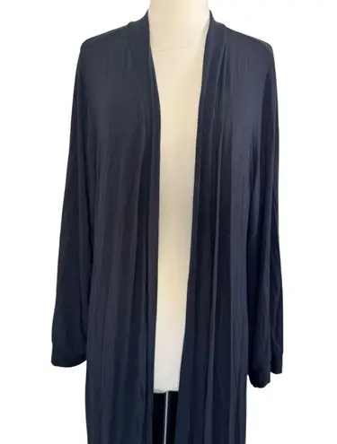 SAVAGE X Fenty Black Lace Cut Out Silky Robe Bedroom Boudoir Sexy Size M/L