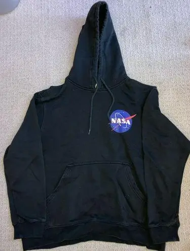 H&M  Black NASA Hoodie Size L
