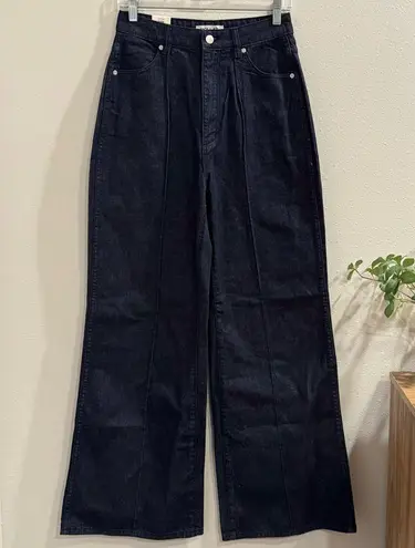 ROLLA'S NWT Size 27 Stay Blue Studio Flare High Rise Denim Jeans Wide Leg Boho