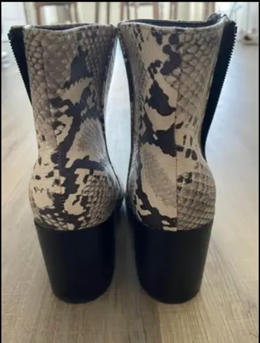 Madden Girl Snake Print Booties