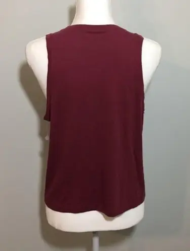 Fifth Sun NWOT Burgundy Maroon Say You’ll Be Wine Tank Top