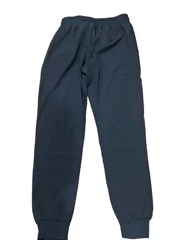 JustScrubs Women's Jogger Pant Medium Black Stretch Ripstop Fabric Cargo Pockets