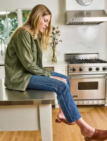 Faherty ππ Savannah Cotton Overshirt Jacket~ Fatigue Green XS NWT