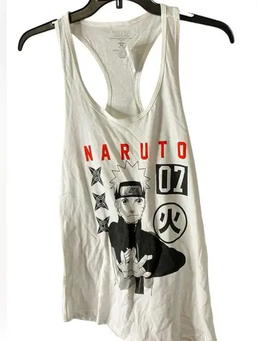 Naruto Women's White Tank Top Size M
