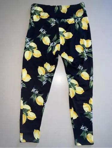 Agnes & Dora Women’s Black Lemon Pocket Crop Pants, Size XS