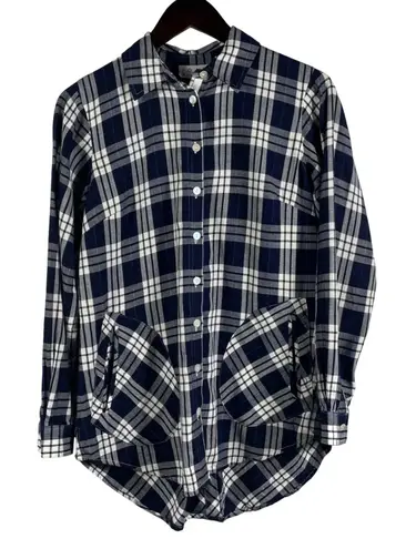 Joan Rivers Plaid Button