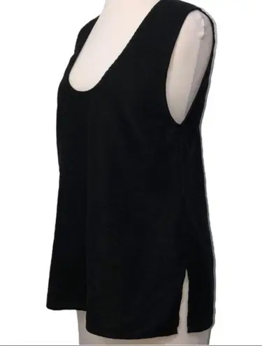 Rachel Comey FEVRE Black 100% Linen Sleeveless Scoop Neck Top 2 NWT