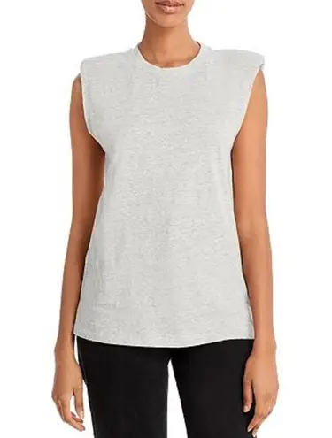 IRO NWT Tarika Sleeveless Crewneck Top Padded Shoulder Size XS Organic Cotton