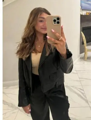 SKIMS Fits Everybody Square Neck Bodysuit in Ochre Size Medium