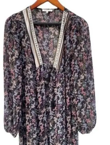 Baevely Boho Floral Kimono Duster Coverup