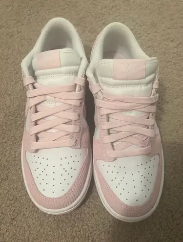 Nike Pink Corduroy Dunks