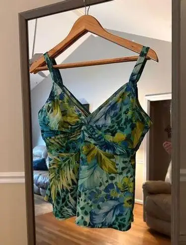 MiracleSuit  Tankini Top Size Medium