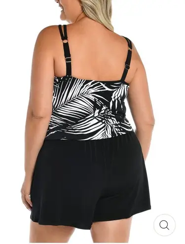 Maxine of Hollywood 2023 MAXINE SHADOW PALMS ROMPER ONE PIECE - MW3CT45