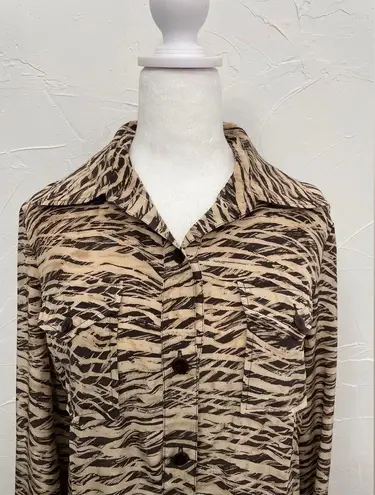 Ellen Tracy 100% Silk Sequoia Midi Dress