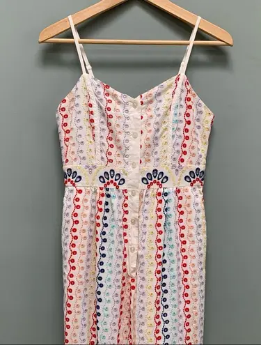 Red Carter  Eyelet Multi Bailey Jumpsuit - Image 6