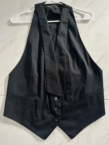 Club Monaco Black Tuxedo style 3 button halter vest size large
