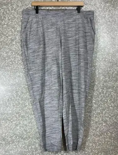 Catherines Women's Plus Size Gray Marled Sweatpants