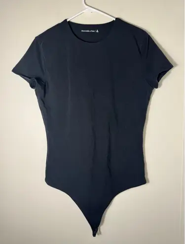 Abercrombie & Fitch  Short Sleeve Black Bodysuit Size XL - Image 1