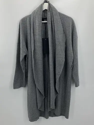 Goldie London Size OS Cardigan Falling Out Wool Blend Oversized Shawl Collar Gray