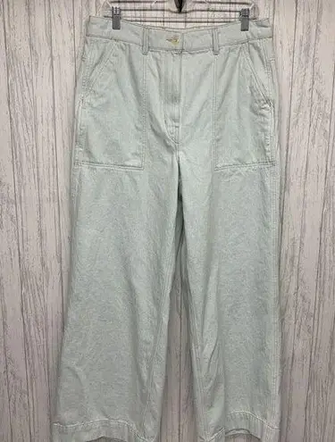 Womens Size 42 US 12 Lemaire Light Wash Wide Leg Jeans EUC