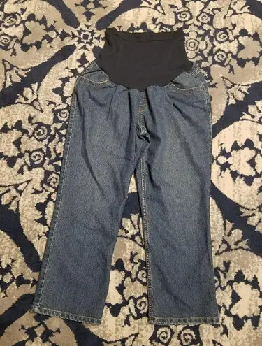 Motherhood I Maternity Denim Capri Cropped Pants L Size undefined